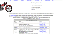 Desktop Screenshot of harleyhummerclub.org