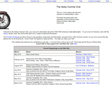 Tablet Screenshot of harleyhummerclub.org